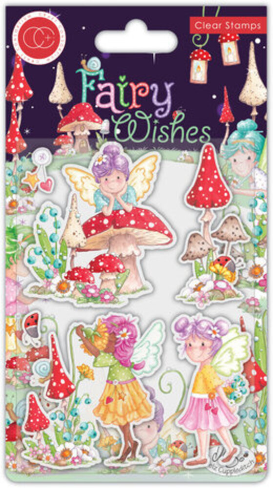 Craft Consortium Fairy Wishes Clear Stamps Flowers (CCSTMP088) Craft Consortium Fairy Wishes Clear Stamps Flowers (CCSTMP088)
