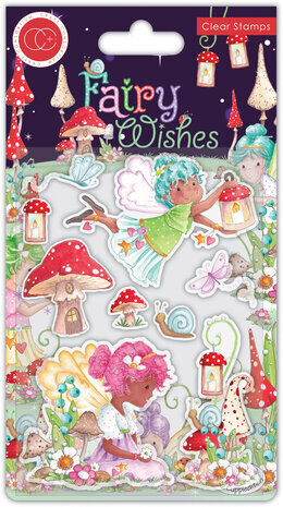 Craft Consortium Fairy Wishes Clear Stamps Friends (CCSTMP089) Craft Consortium Fairy Wishes Clear Stamps Friends (CCSTMP089)