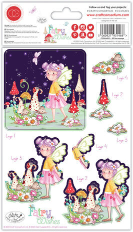 Craft Consortium Fairy Wishes 3D Decoupage Set (CCDPAK013) Craft Consortium Fairy Wishes 3D Decoupage Set (CCDPAK013)