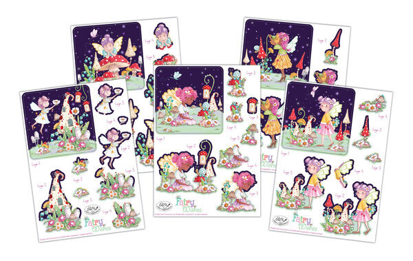 Craft Consortium Fairy Wishes 3D Decoupage Set (CCDPAK013) Craft Consortium Fairy Wishes 3D Decoupage Set (CCDPAK013)