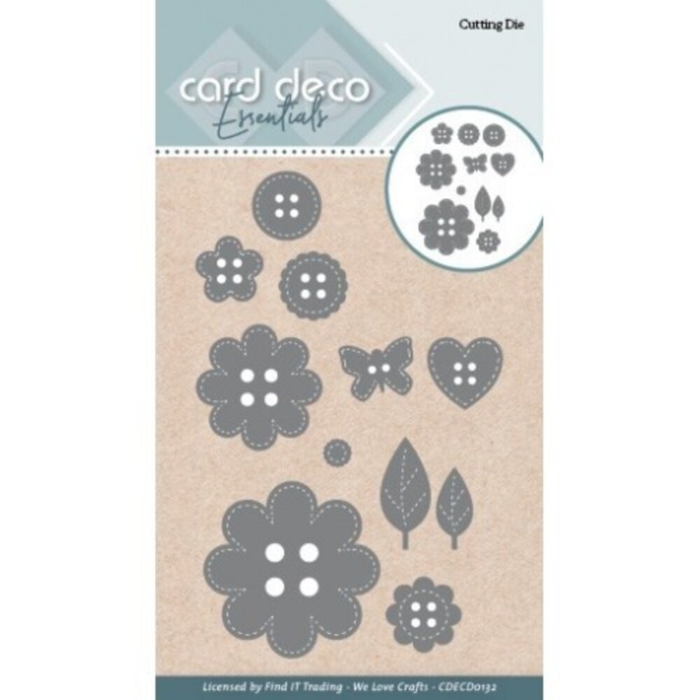 Card Deco Snijmal Buttons (CDECD0132) Card Deco Snijmal Buttons (CDECD0132)