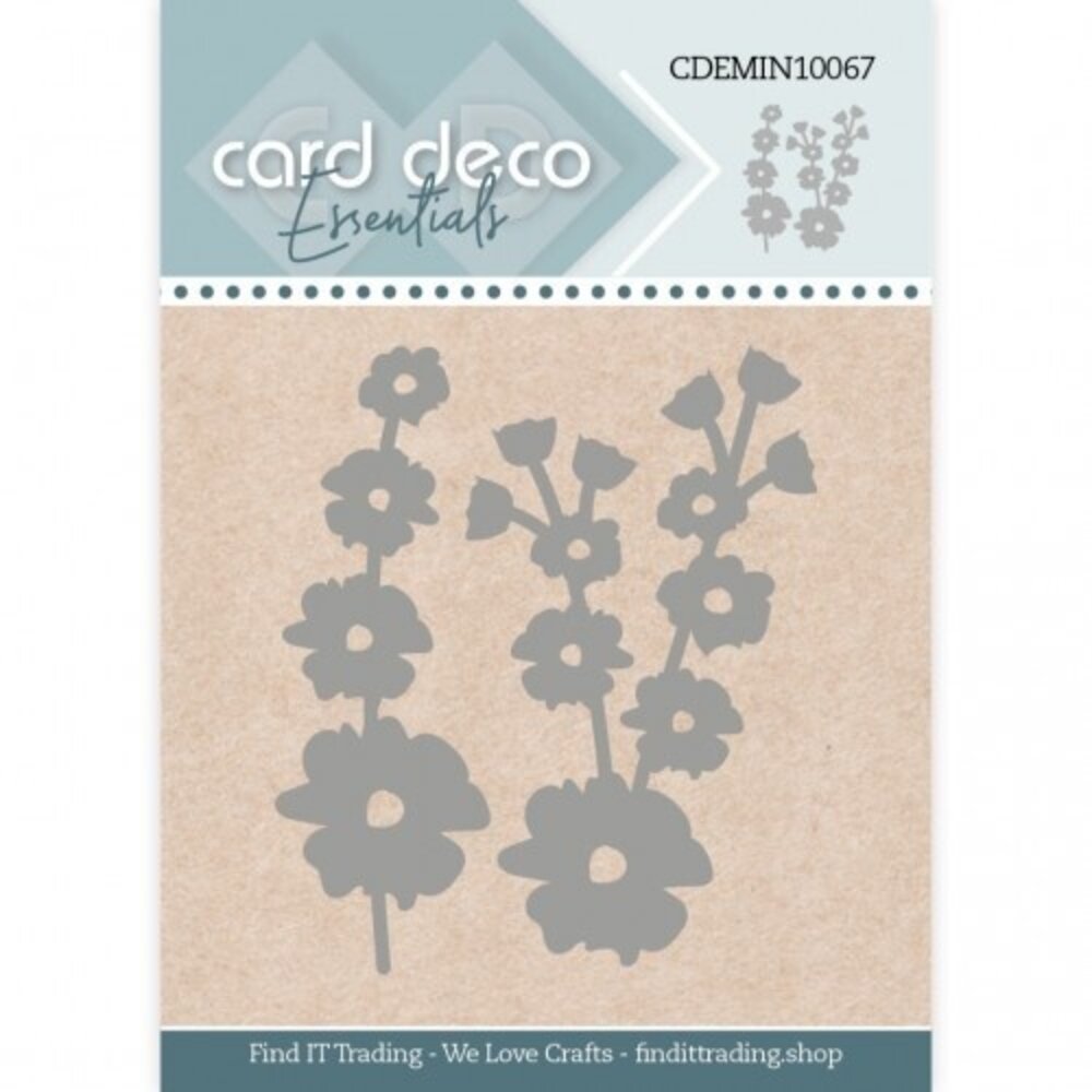 Card Deco Mini Snijmal Hollyhock (CDEMIN10067) Card Deco Mini Snijmal Hollyhock (CDEMIN10067)