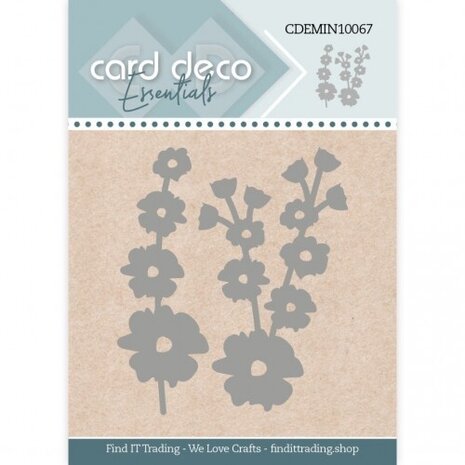 Card Deco Mini Snijmal Hollyhock (CDEMIN10067) Card Deco Mini Snijmal Hollyhock (CDEMIN10067)