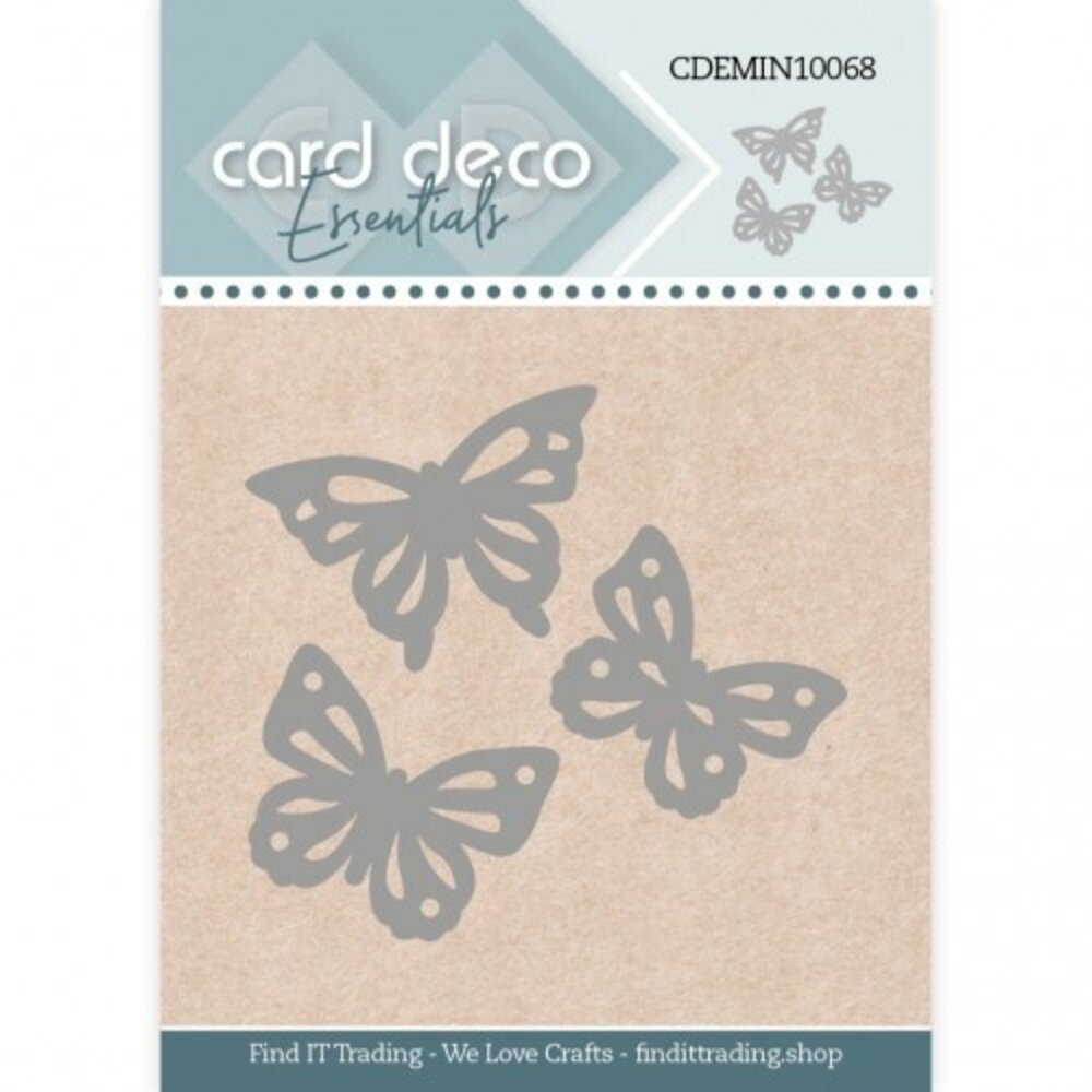 Card Deco Mini Snijmal Butterflies (CDEMIN10068)