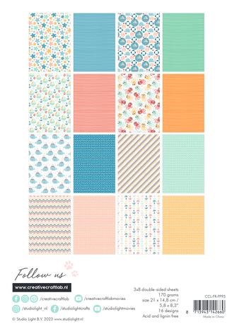 Creative Craftlab Friendz Sea You A5 Paper Pad (CCL-FR-PP93)