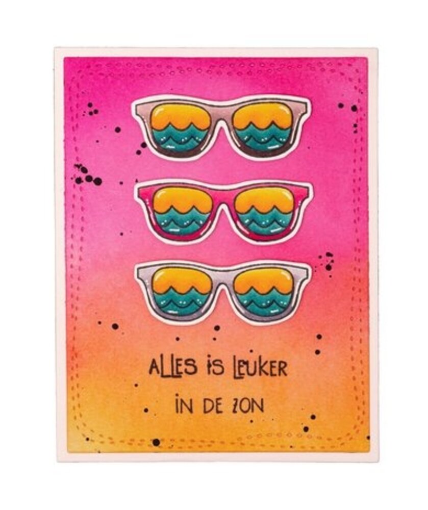 Creative Craftlab Friendz Clear Stamps Zomer (CCL-FR-STAMP470)