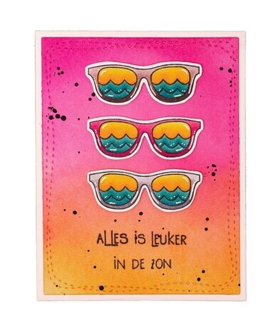 Creative Craftlab Friendz Clear Stamps Zomer (CCL-FR-STAMP470)