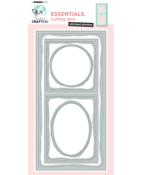 Creative Craftlab Essentials Dies Slimline Stitched (CCL-ES-CD544) Creative Craftlab Essentials Dies Slimline Stitched (CCL-ES-CD544)