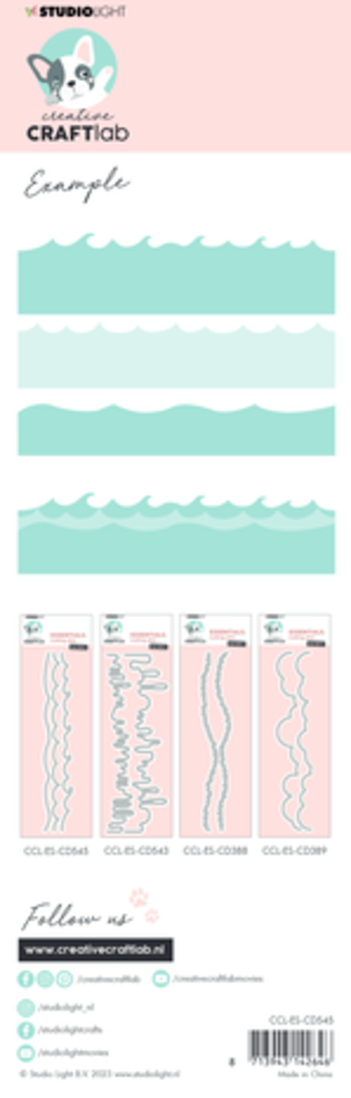 Creative Craftlab Essentials Dies Borderz Waves (CCL-ES-CD545) Creative Craftlab Essentials Dies Borderz Waves (CCL-ES-CD545)