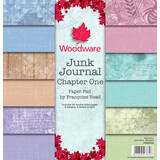 Woodware Junk Journal Chapter One 8x8 Inch Paper Pad (FRPP002)