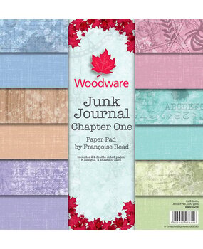 Woodware Junk Journal Chapter One 8x8 Inch Paper Pad (FRPP002) Woodware Junk Journal Chapter One 8x8 Inch Paper Pad (FRPP002)