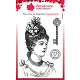 Woodware Vintage Lady Clear Stamps (FRM057)