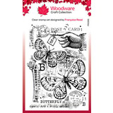 Woodware B is For Butterfly Clear Stamps (FRS991)