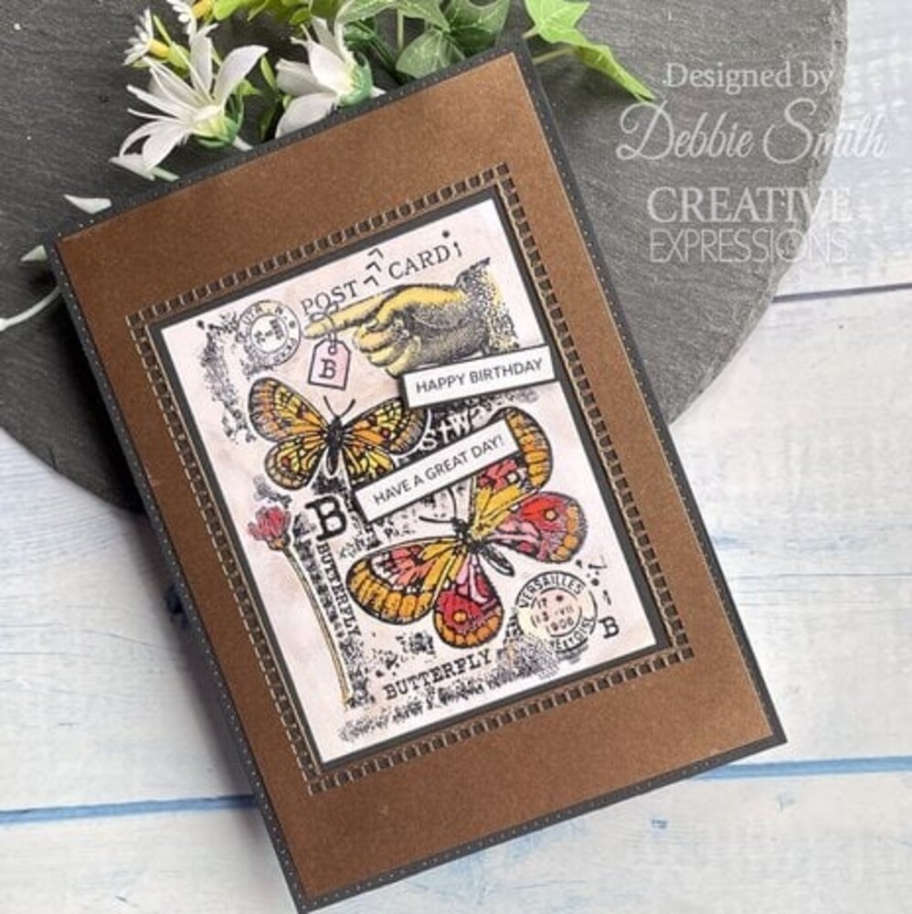 Woodware B is For Butterfly Clear Stamps (FRS991)