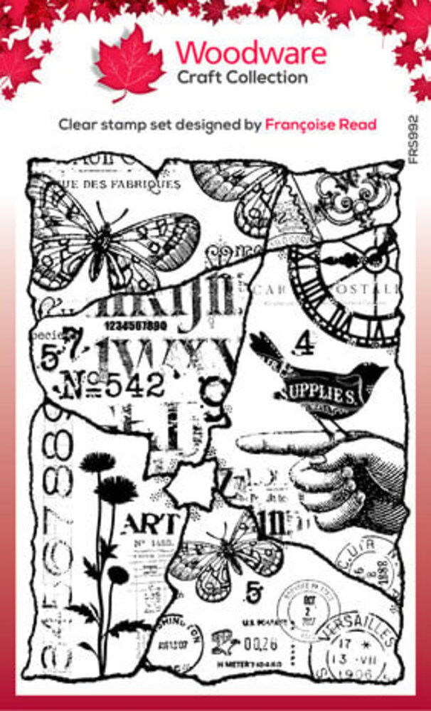 Woodware Joined Fragments Clear Stamps (FRS992) Woodware Joined Fragments Clear Stamps (FRS992)