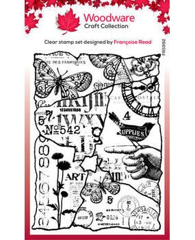 Woodware Joined Fragments Clear Stamps (FRS992) Woodware Joined Fragments Clear Stamps (FRS992)