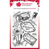 Woodware Label Page Clear Stamps (FRS993)
