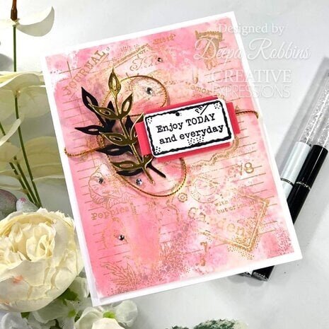 Woodware Label Page Clear Stamps (FRS993)