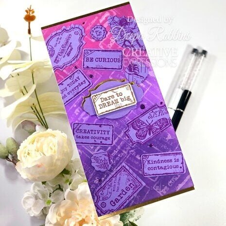 Woodware Label Page Clear Stamps (FRS993)