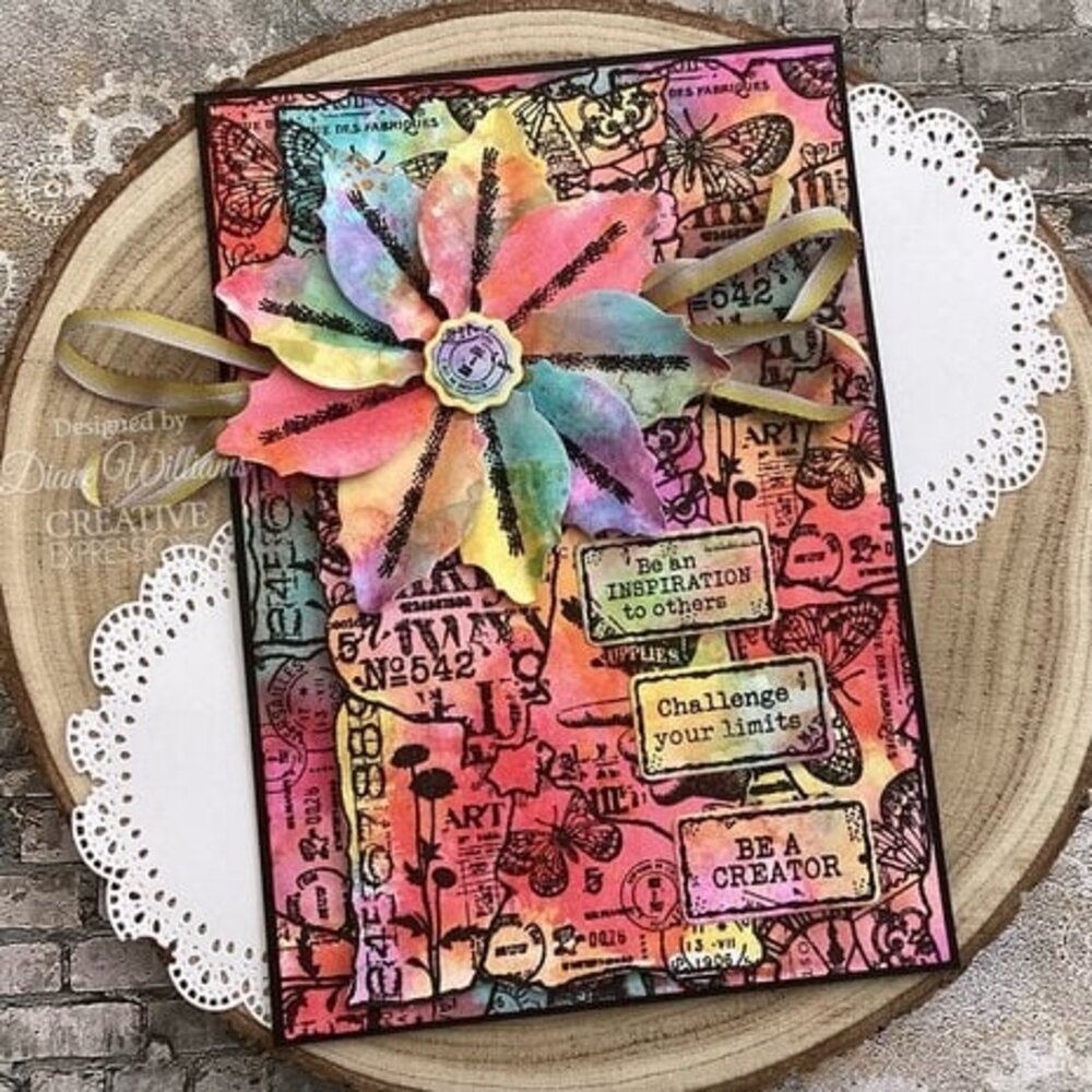 Woodware Distressed Labels Clear Stamps (FRS997)