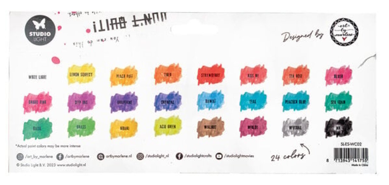 Studio Light Essentials Watercolor Paint Tin (SL-ES-WC02)