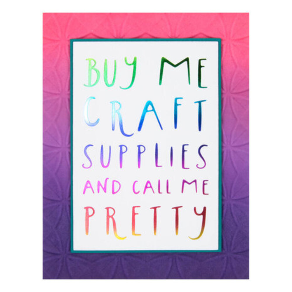 Spellbinders Glimmer Cardfront Sentiments Buy Me Craft Supplies Glimmer Hot Foil Plate (GLP-403) Spellbinders Glimmer Cardfront Sentiments Buy Me Craft Supplies Glimmer Hot Foil Plate (GLP-403)