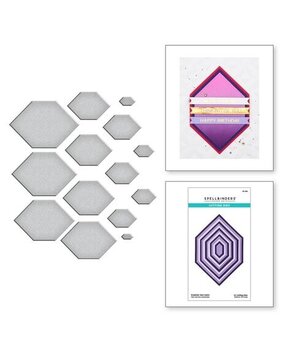 Spellbinders Hexi-Gems Essential Hexi-Gems Dies (S5-588)