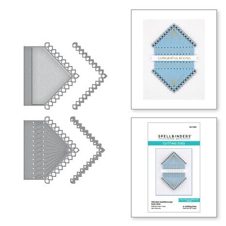 Spellbinders Hexi-Gems Stitched Kaleidoscope Dies (S4-1290) Spellbinders Hexi-Gems Stitched Kaleidoscope Dies (S4-1290)