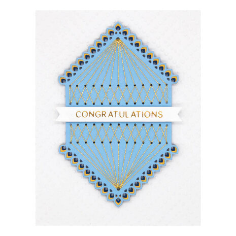 Spellbinders Hexi-Gems Stitched Kaleidoscope Dies (S4-1290) Spellbinders Hexi-Gems Stitched Kaleidoscope Dies (S4-1290)