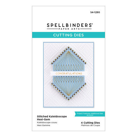 Spellbinders Hexi-Gems Stitched Kaleidoscope Dies (S4-1290) Spellbinders Hexi-Gems Stitched Kaleidoscope Dies (S4-1290)
