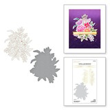 Spellbinders Hexi-Gems Hexi-Gem Blooms Glimmer Hot Foil Plate & Die Set (GLP-409)