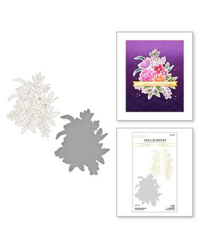 Spellbinders Hexi-Gems Hexi-Gem Blooms Glimmer Hot Foil Plate & Die Set (GLP-409) Spellbinders Hexi-Gems Hexi-Gem Blooms Glimmer Hot Foil Plate & Die Set (GLP-409)