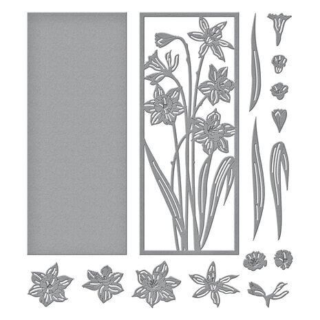 Spellbinders Photosyntesis Daffodil Frame Dies (S4-1284) Spellbinders Photosyntesis Daffodil Frame Dies (S4-1284)