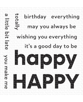 My Favorite Things Happy Everything Clear Stamps (CS-797) My Favorite Things Happy Everything Clear Stamps (CS-797)
