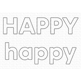 My Favorite Things Die-namics Happy Words (MFT-2544)
