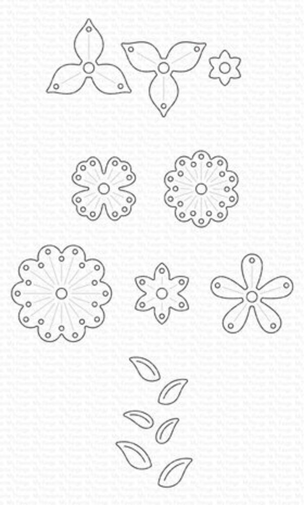 My Favorite Things Die-namics Floral Adornments (MFT-2545) My Favorite Things Die-namics Floral Adornments (MFT-2545)