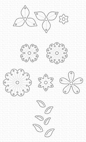 My Favorite Things Die-namics Floral Adornments (MFT-2545) My Favorite Things Die-namics Floral Adornments (MFT-2545)