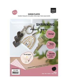 Vaessen Creative Krimpfolie A5 Zwart (1611-107A5)