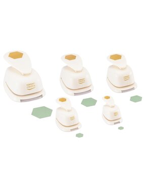 Vaessen Creative Figuurpons Set Zeshoeken (5pcs) (2137-112) Vaessen Creative Figuurpons Set Zeshoeken (5pcs) (2137-112)