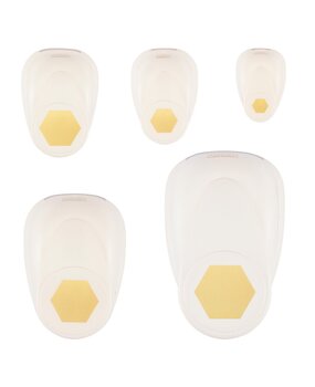 Vaessen Creative Figuurpons Set Zeshoeken (5pcs) (2137-112) Vaessen Creative Figuurpons Set Zeshoeken (5pcs) (2137-112)