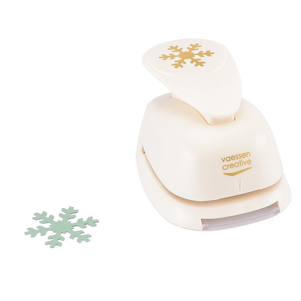 Vaessen Creative Figuurpons Maxi Sneeuwvlok (21440-077)