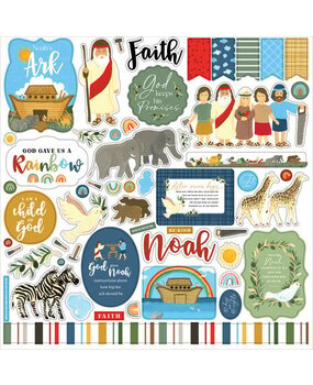 Echo Park Bible Stories: Noah's Ark 12x12 Inch Collection Kit (BSN315016)* Echo Park Bible Stories: Noah's Ark 12x12 Inch Collection Kit (BSN315016)*