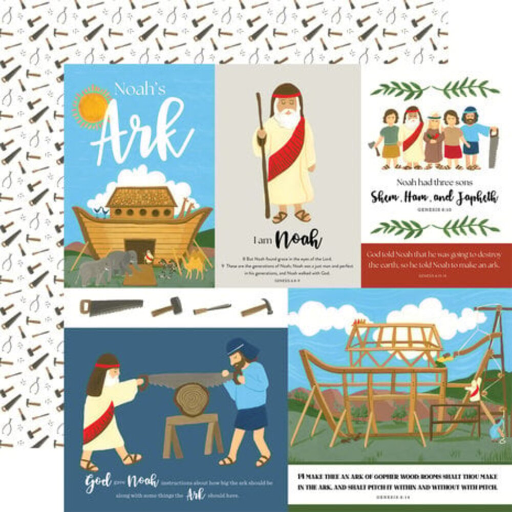 Echo Park Bible Stories: Noah's Ark 12x12 Inch Collection Kit (BSN315016) Echo Park Bible Stories: Noah's Ark 12x12 Inch Collection Kit (BSN315016)