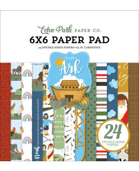 Echo Park Bible Stories: Noah's Ark 6x6 Inch Paper Pad (BSN315023) Echo Park Bible Stories: Noah's Ark 6x6 Inch Paper Pad (BSN315023)