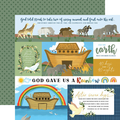 Echo Park Bible Stories: Noah's Ark 6x6 Inch Paper Pad (BSN315023) Echo Park Bible Stories: Noah's Ark 6x6 Inch Paper Pad (BSN315023)