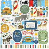 Echo Park Bible Stories: Noah's Ark 12x12 Inch Element Sticker (BSN315014)