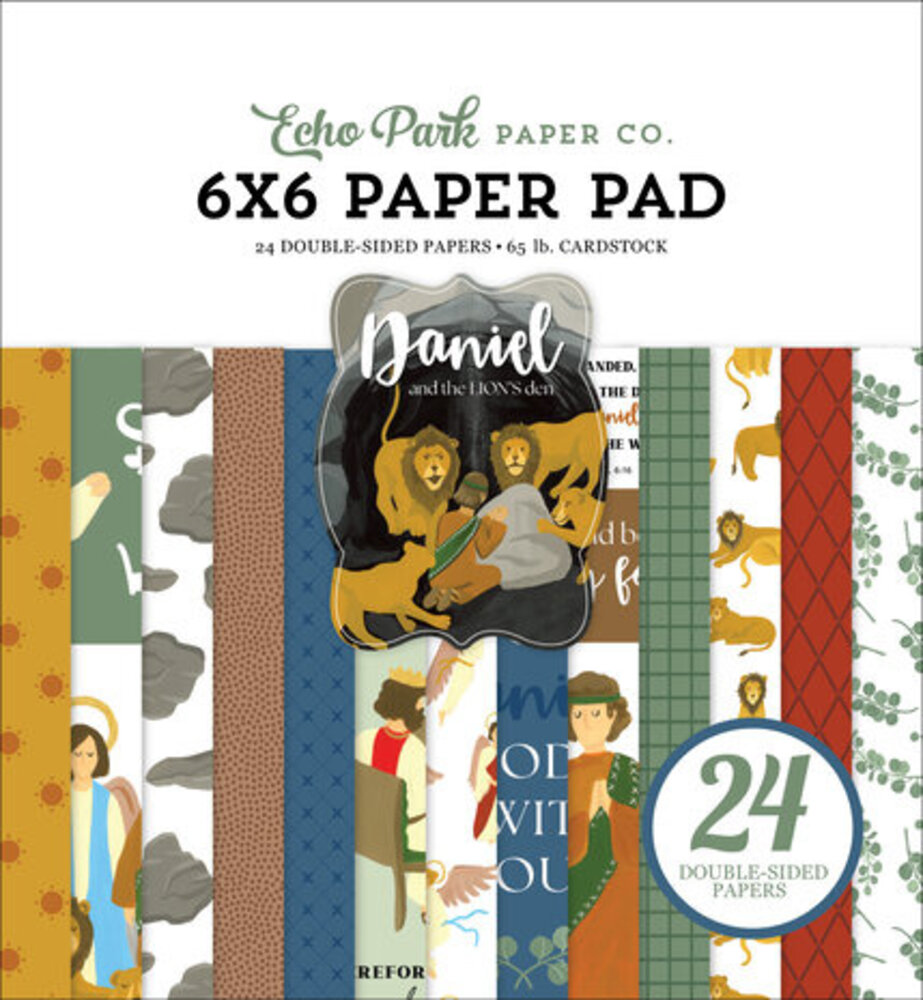 Echo Park Bible Stories: Daniel And The Lion's Den 6x6 Inch Paper Pad (BSD315023) Echo Park Bible Stories: Daniel And The Lion's Den 6x6 Inch Paper Pad (BSD315023)