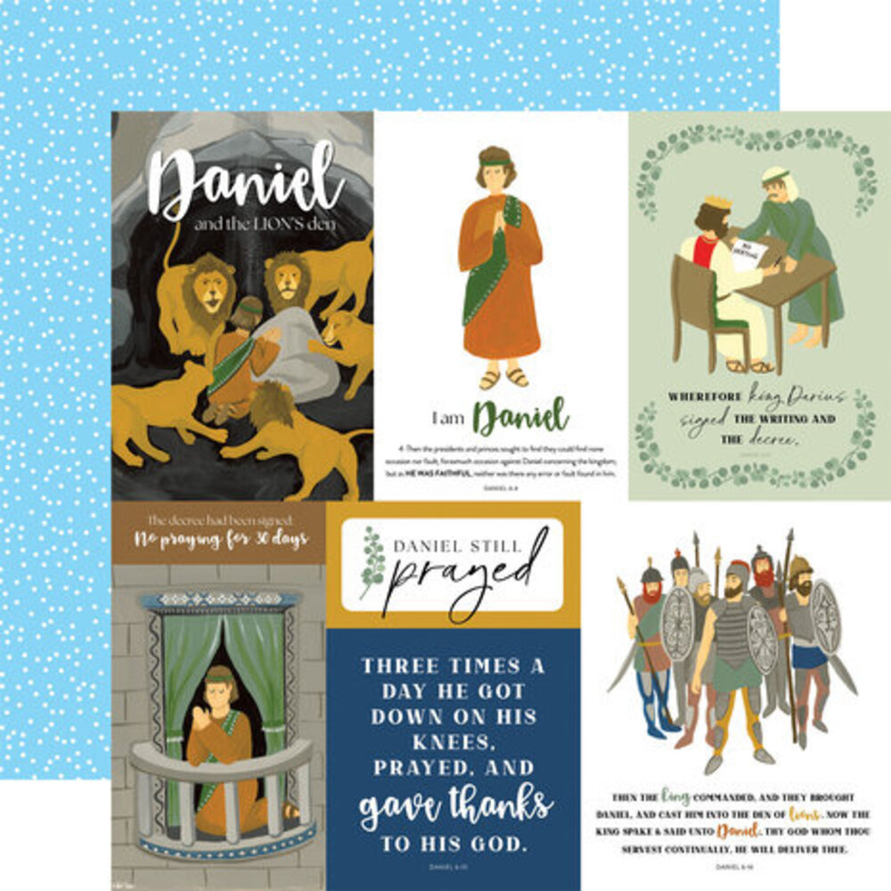 Echo Park Bible Stories: Daniel And The Lion's Den 6x6 Inch Paper Pad (BSD315023) Echo Park Bible Stories: Daniel And The Lion's Den 6x6 Inch Paper Pad (BSD315023)