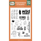 Echo Park Little Explorer Wild About You Clear Stamps (LE320043)*