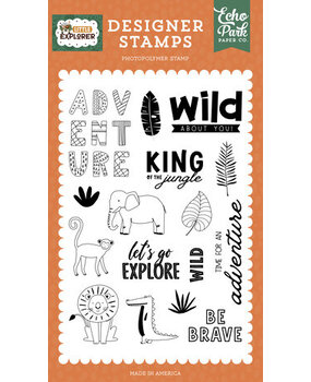 Echo Park Little Explorer Wild About You Clear Stamps (LE320043)* Echo Park Little Explorer Wild About You Clear Stamps (LE320043)*